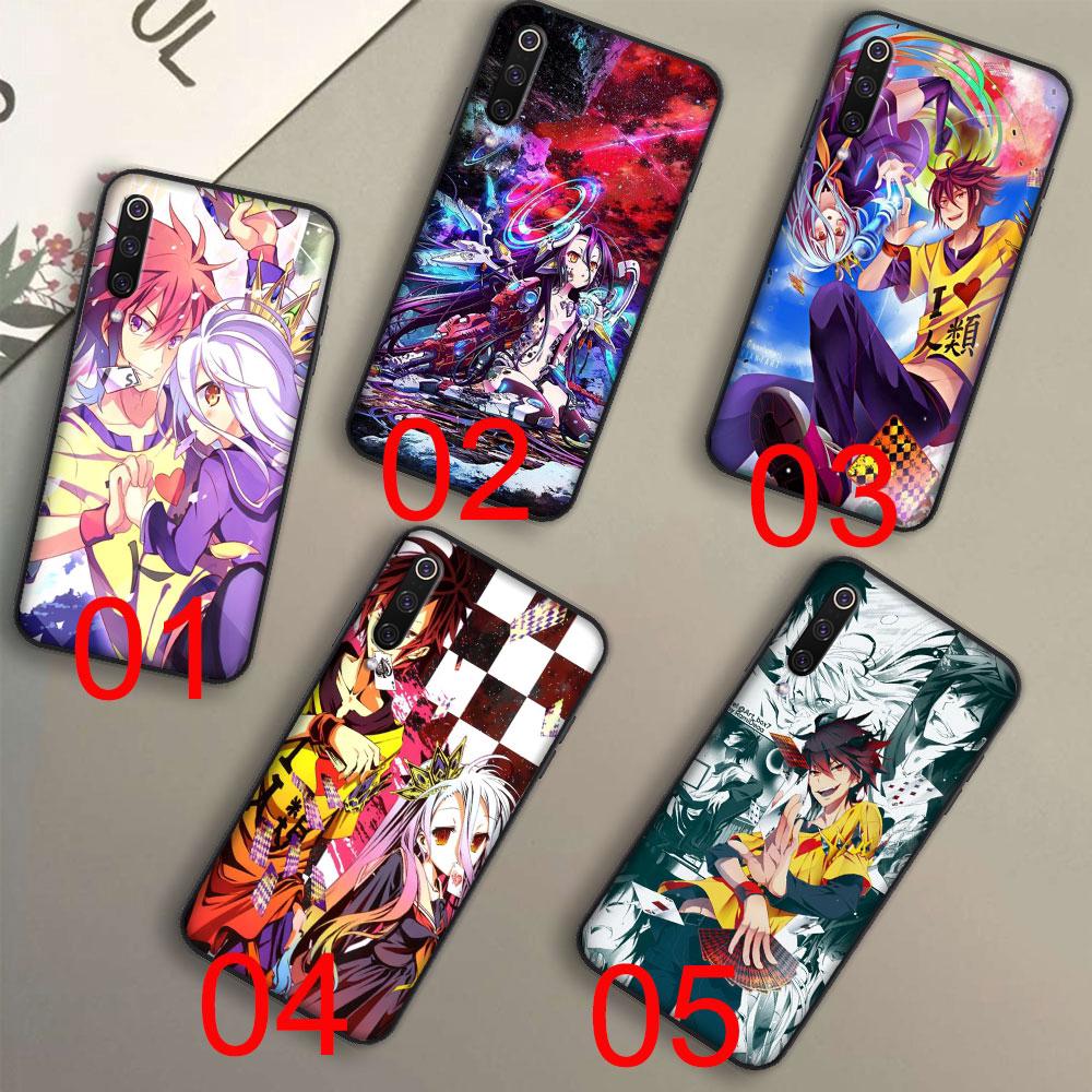 Ốp điện thoại Silicone mềm hình No Game No Life cho XIAOMI MI6 MI8 MI9 SE MI 5X 6X A1 A2 LITE MAX 3 POCOPHONE F1 NO75