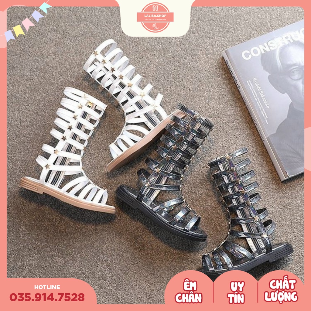 [Hàng chính hãng] Sandal Chiến Binh Siêu HOT Cho Bé, Thời Trang Phong Cách LALISA, Size từ 26 - 36, CB001-2