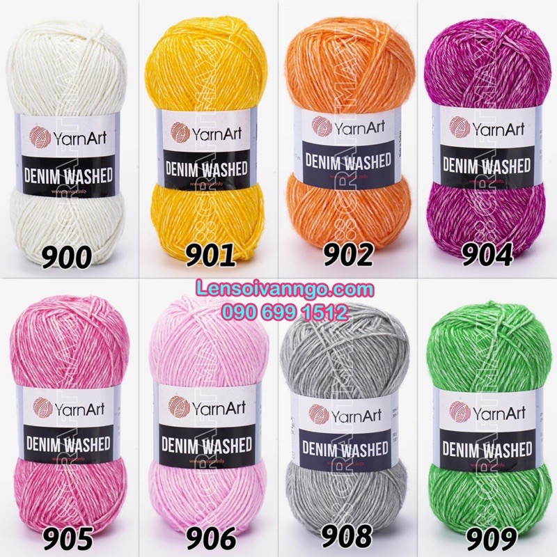 Len YarnArt Denim Washed (cuộn 50gr)