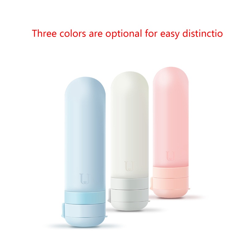 Chai Silicone Đựng Dầu Gội Chống Rò Rỉ Có Thể Đổ Đầy Kích Thước 50ml