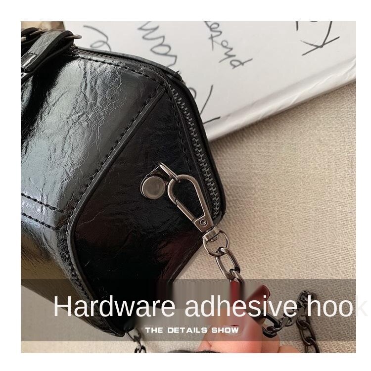 Túi đeo chéo dây kim loại thời trang tinh tế cho nữ