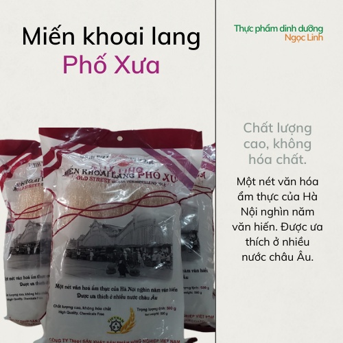 Đặc sản Miến khoai lang Phố Xưa (500gr) giảm cân ít béo