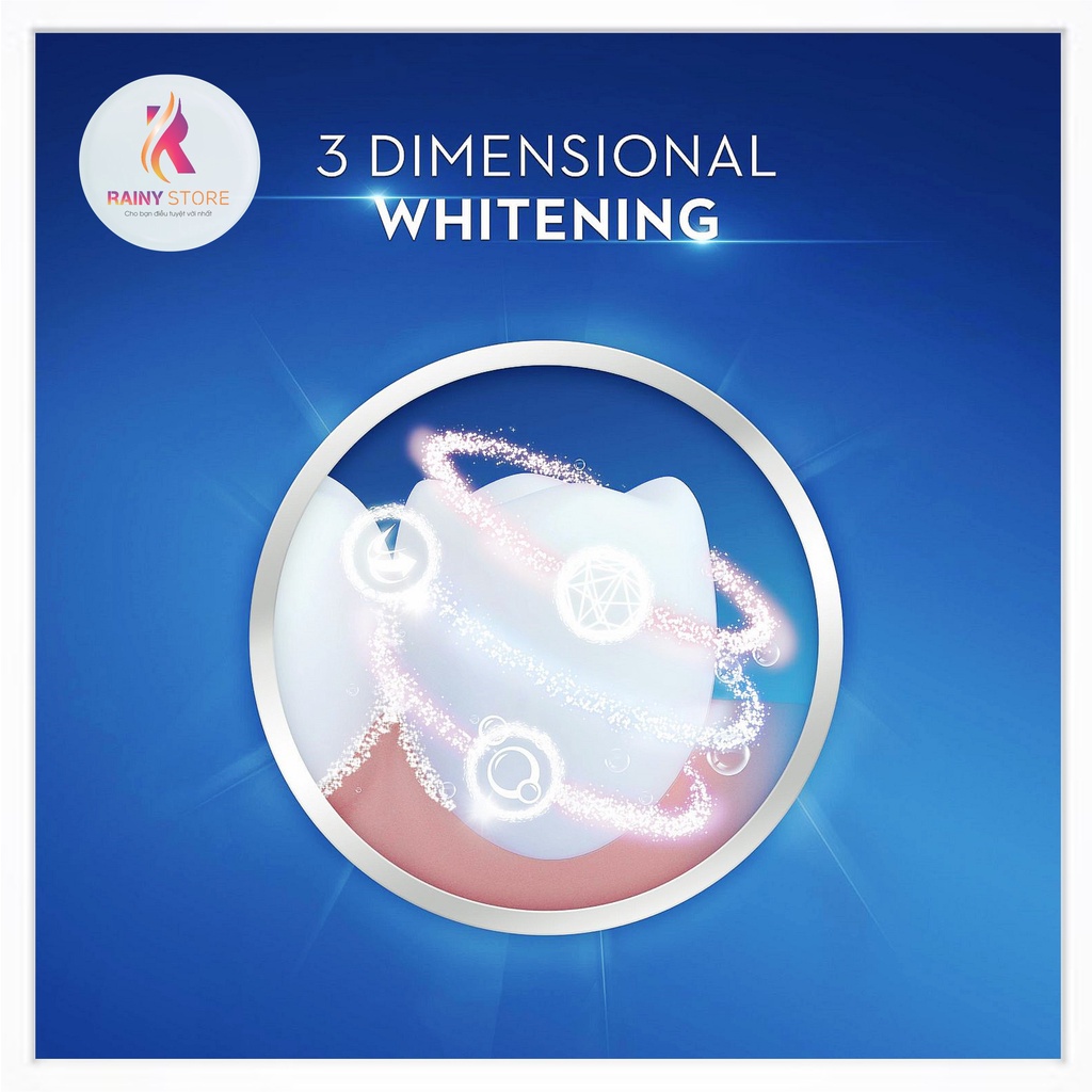 Set 2 kem đánh răng trắng sáng Crest 3D White Radiant Mint 2x107g chính hãng của Mỹ