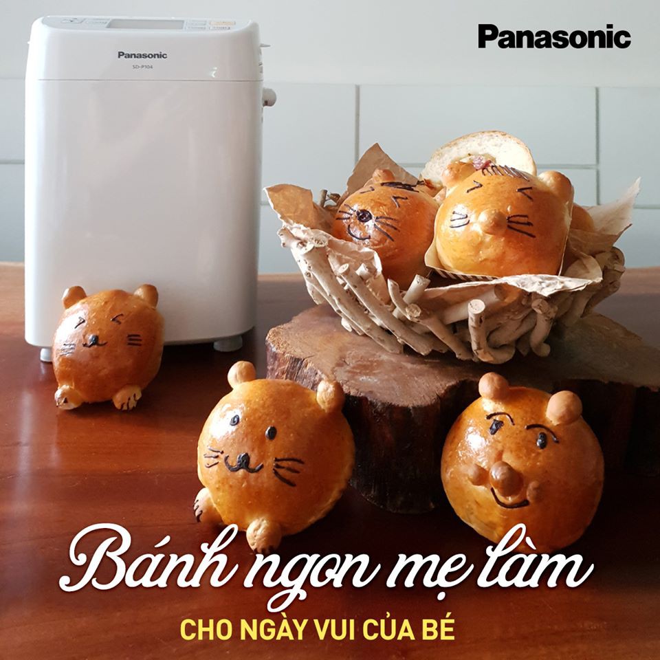 Máy làm bánh mì Panasonic SD-P104WRA     - Hàng chính hãng