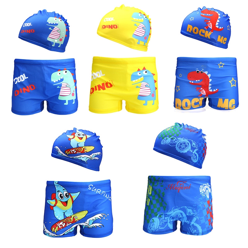 Bộ đồ bơi 2 mảnh in họa tiết hoạt hình thời trang mùa hè cho bé