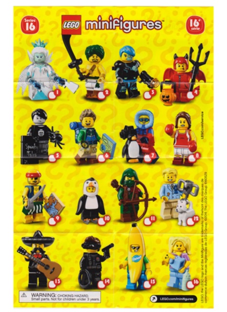 Nhân vật Lego 71013 - Lego Minifigures Series 16