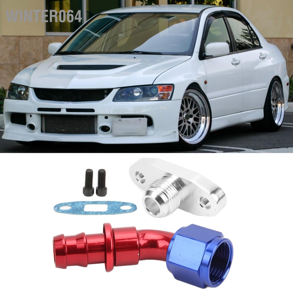 Bộ Lọc Dầu Turbo AN10 45 Độ Thay Thế Cho Garrett T3 T4 T7 GT30