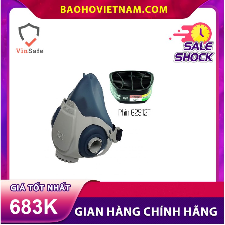 Mặt nạ phòng độc Restech RM 7200 + Phin G2912T