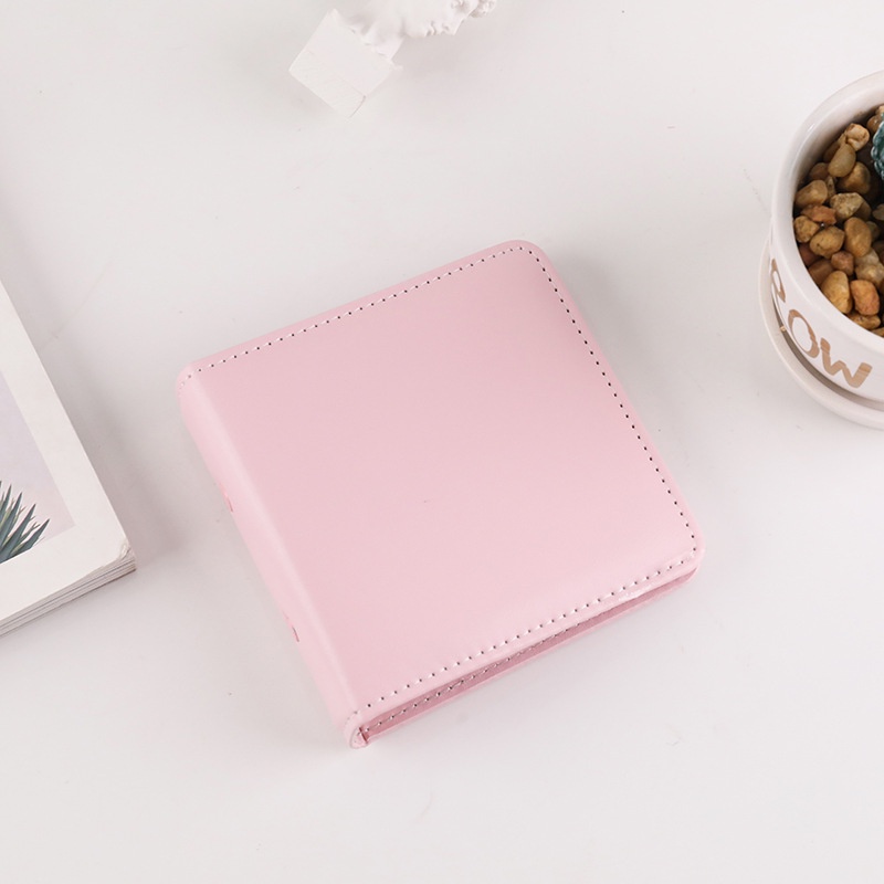 ALBUM, MINI BINDER BÌA DA MÀU TRƠN KÈM 20 SHEET