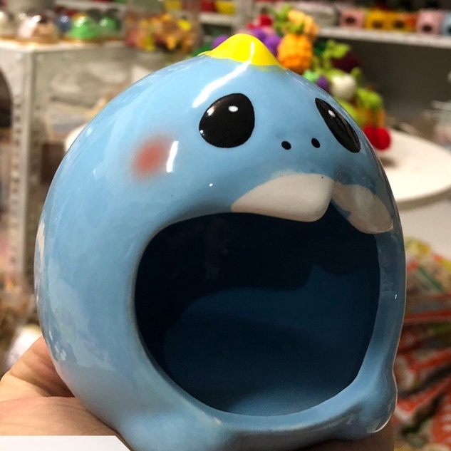 Nhà ngủ sứ hamster, RĂNG SÚN NHỎ siêu mát, dễ thương