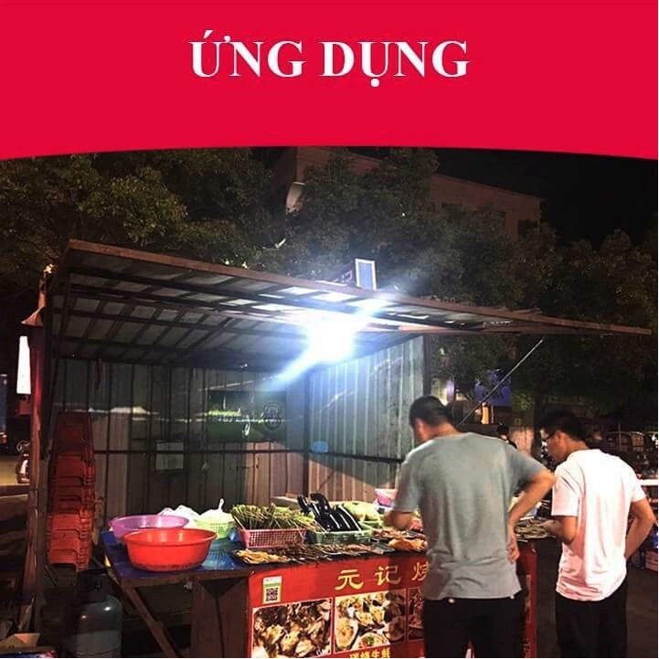 Bóng đèn Led tích điện 80W - Bóng đèn Led di đông không dây - Thời gian chiếu sáng 5-10h, có móc treo, 3 chế độ sáng