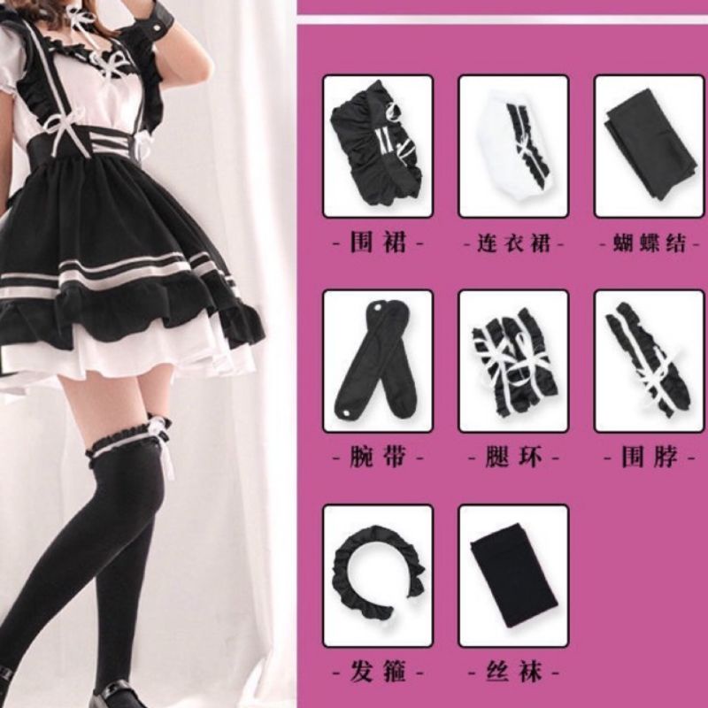 Sét Cosplay Nữ kèm vớ