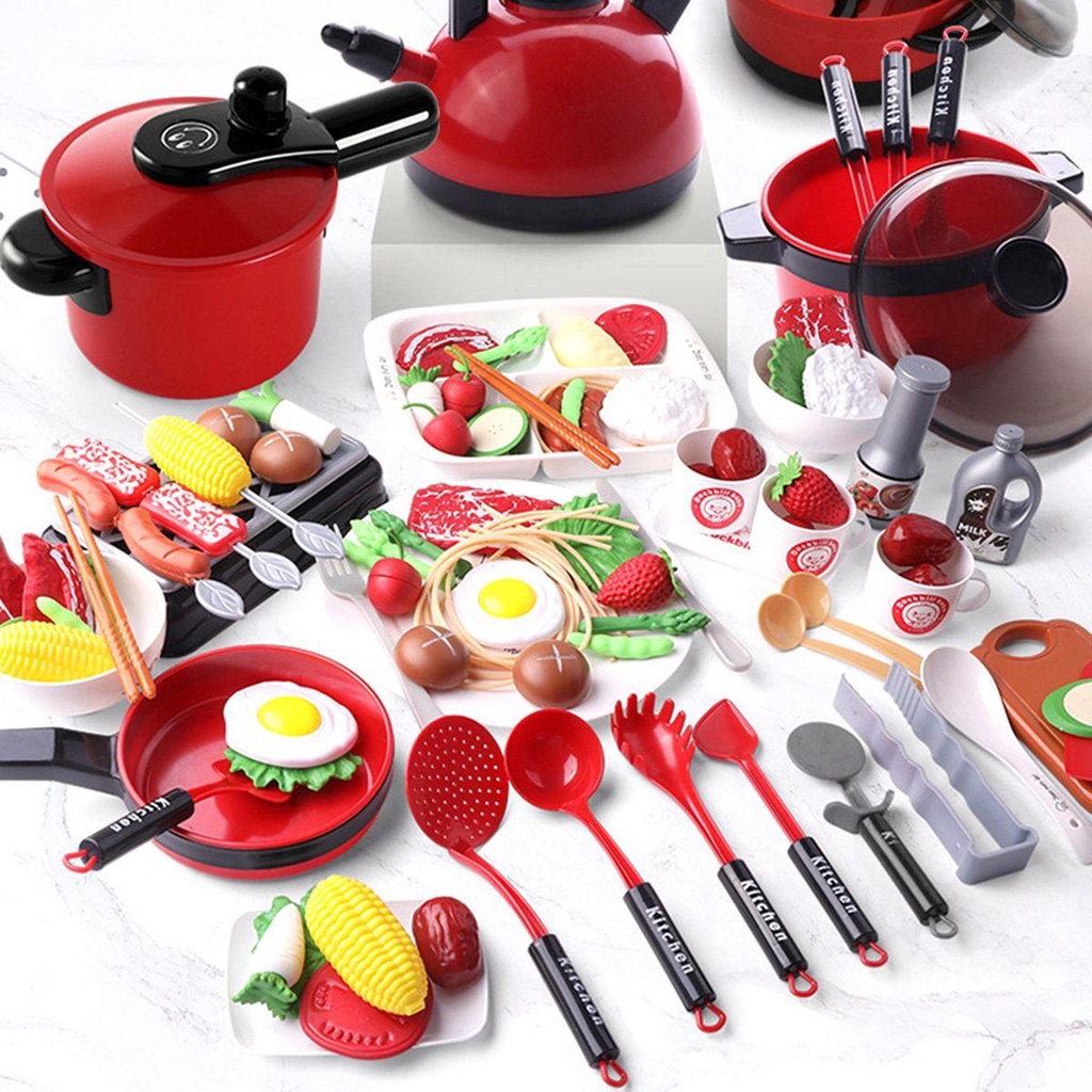 IVORY Bộ Đồ Chơi Cắt Trái Cây Bằng Nhựa Xinh Xắn Cho Bé