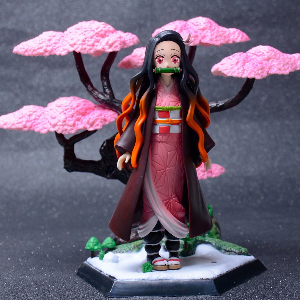 [CÓ QUÀ] Mô hình figure Kimetsu No Yaiba cây hồng Tanjiro Zenitsu Nezuko trùng trụ Shinobu Thanh gươm diệt quỷ cứu nhân