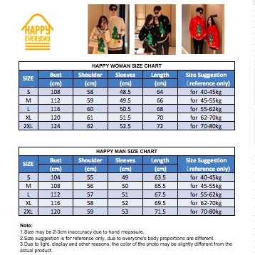 Áo Sweater Dệt Kim In Họa Tiết Hoạt Hình Thời Trang Giáng Sinh Cho Cặp Đô