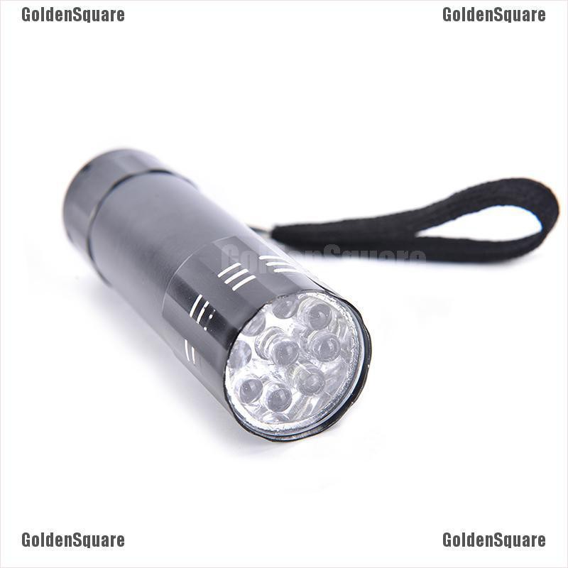 Đèn Pin UV Mini 9 Bóng LED Siêu Sáng