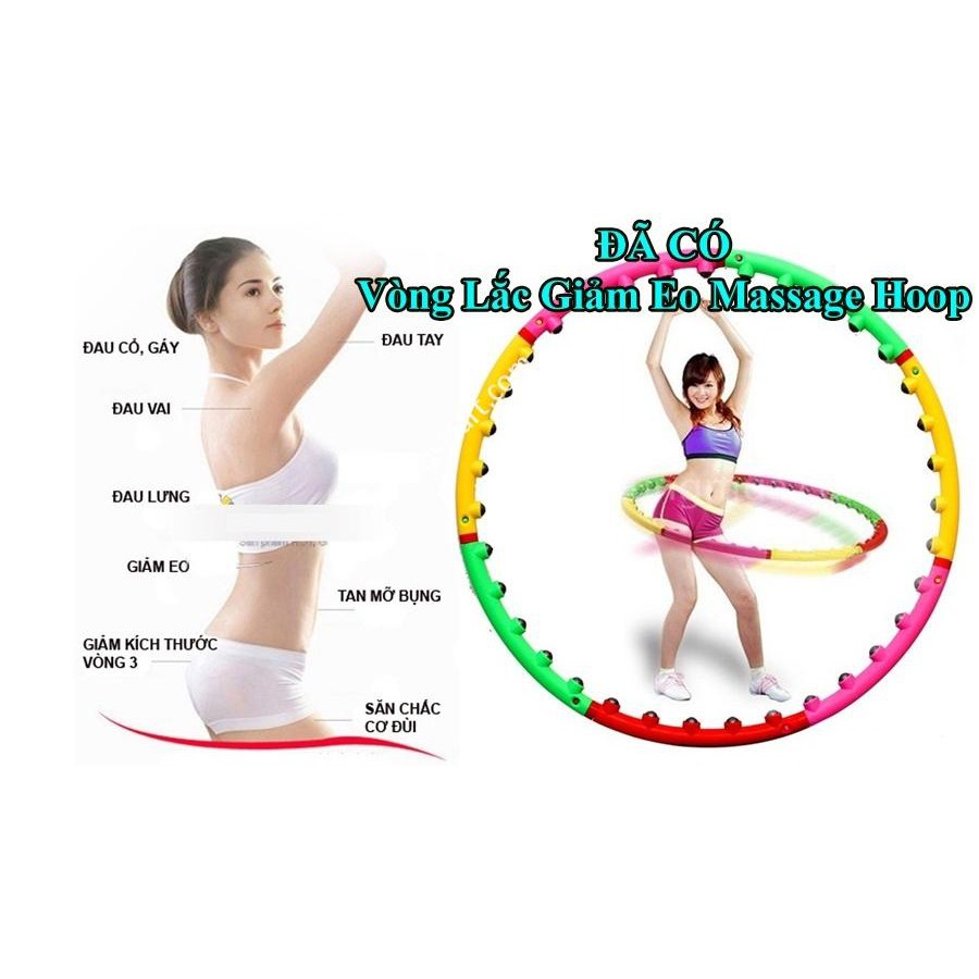 Vòng Lắc Eo Giảm Mỡ Bụng Cao cấp Kèm Dây Nhảy Thể Dục
