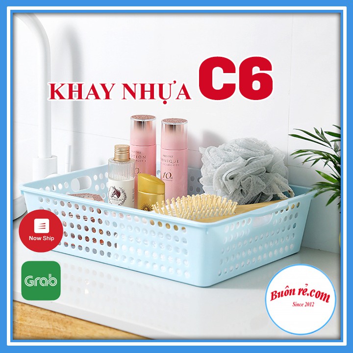 [Mã SKAMA07 giảm 8% tối đa 50K đơn 250K] Khay nhựa C6 đựng đồ đa năng hiện đại Song Long 2722 Buôn Rẻ 01162