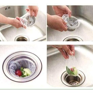 Set 100 túi lọc rác bồn rửa bát