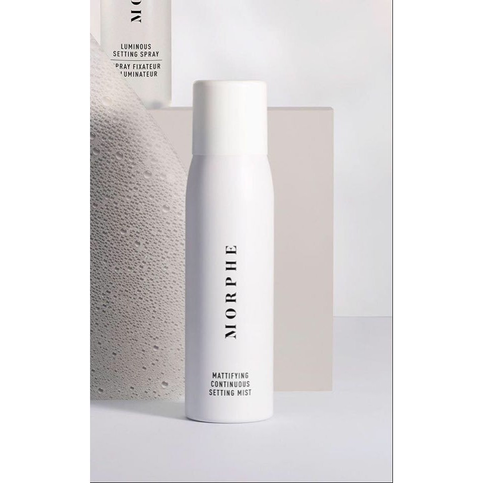 Xịt giữ makeup Morphe Mattifying Continuous Setting Mist Bunny Beauty hàng đủ bill