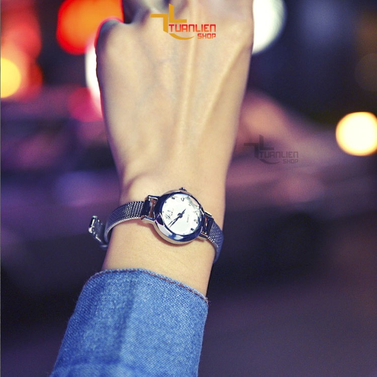 Đồng hồ nữ chính hiệu Protab Yuhao YH045, dây thép không gỉ, chống nước tốt