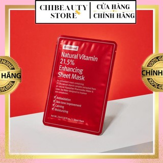 Mặt nạ bywishtrend Natural Vitamin 21.5 Enhancing Sheet Mask