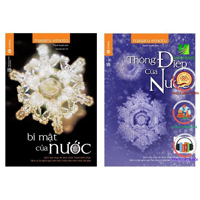 Sách - Combo 2 Quyển: Bí Mật Và Thông Điệp Của Nước (combo lẻ tùy trọn ) [Thái Hà Books]