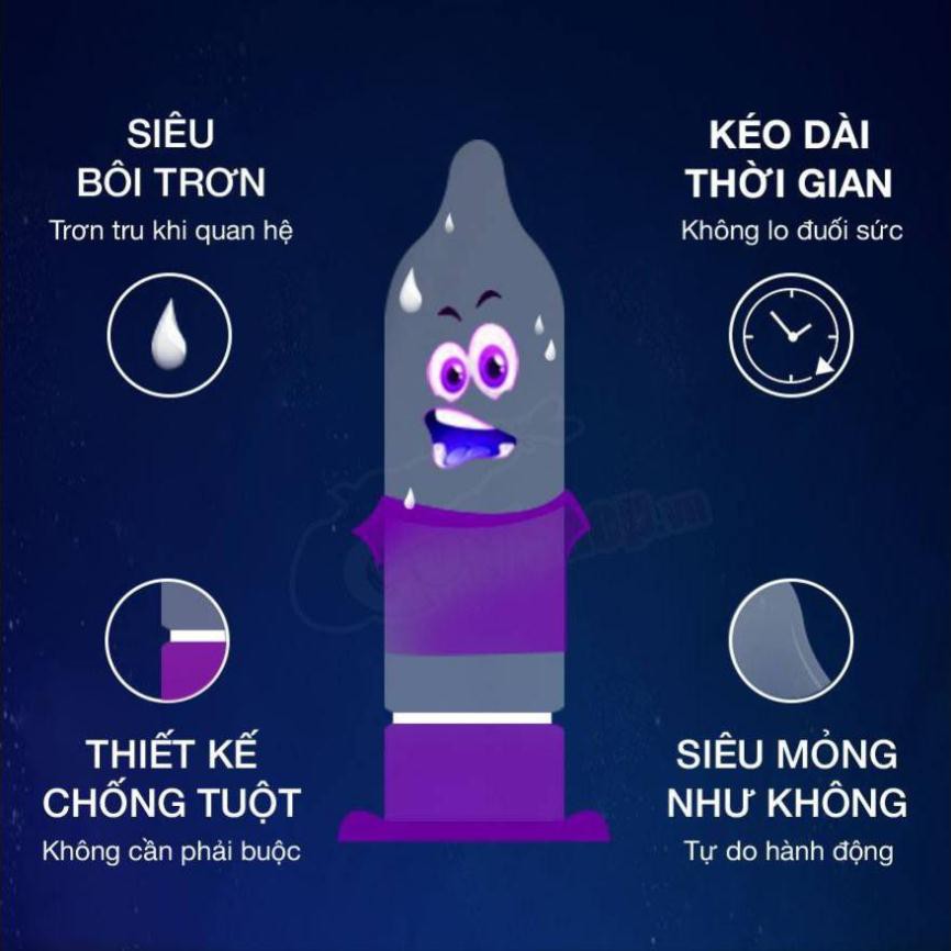 [SHOP MỚI BÁN GIÁ GỐC][CHÍNH HÃNG] [ BAO CAO SU ĐÓN XUÂN ] Bao cao su DUREX INVISIBLE  Mỏng nhưng mạnh, + 3% Silicone.