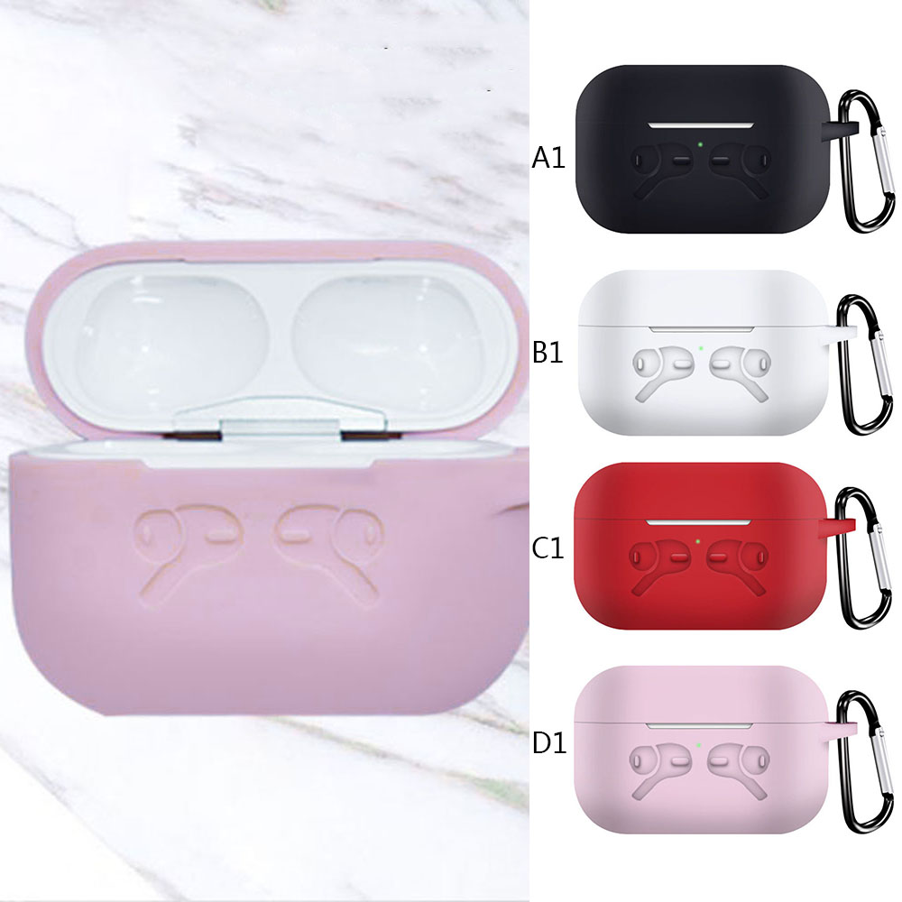 Vỏ Bảo Vệ Hộp Sạc Tai Nghe Không Dây Apple Airpods Pro Airpods 3 Bằng Silicon