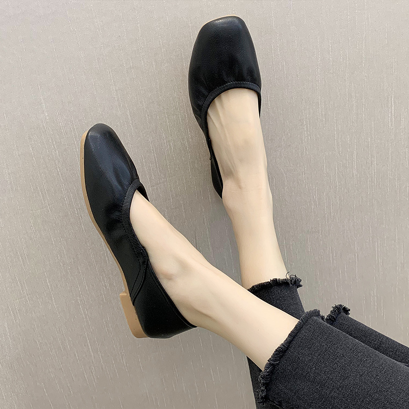 Giày búp bê IELGY đế mềm dạng cuộn thời trang cho nữ