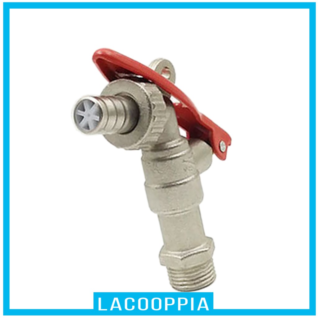 Vòi Nước DN15 1 / 2 '' Khóa Bằng Đồng Thau Tiện Dụng Cho Sân Vườn