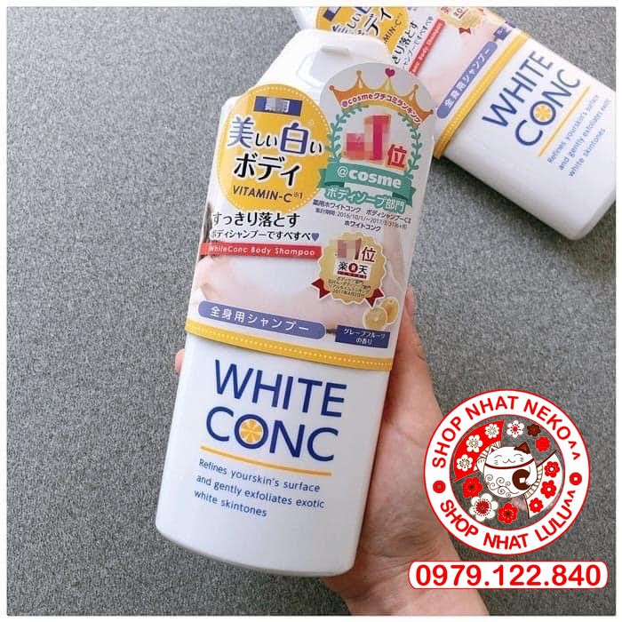 Sữa Tắm Trắng Da White Con C Nhật Bản 360ml