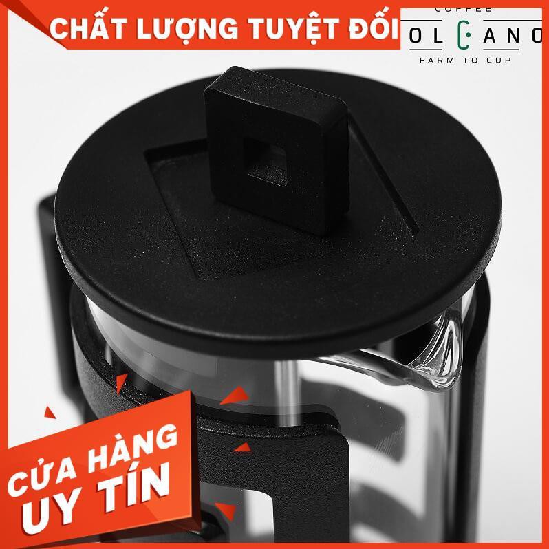 Bình pha French Press màu đen 350ML -Thucoffee