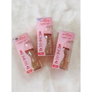 BÌNH SỮA PPSU CỔ RỘNG SPECTRA 160ML (CÓ NÚM TI SIZE S)