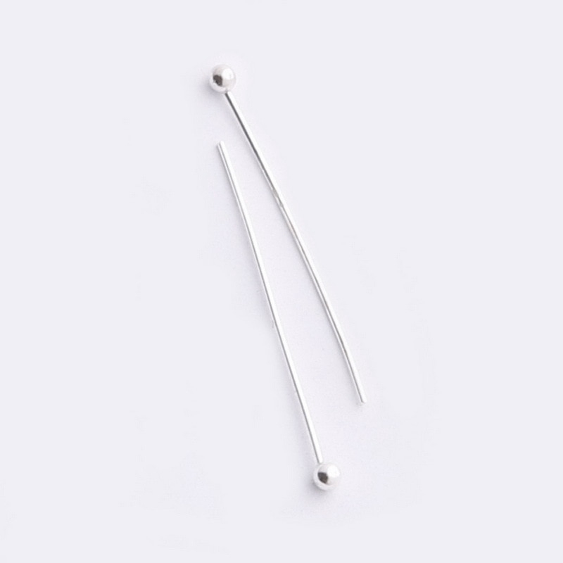 Kim đầu bi mạ vàng/bạc/vàng KC/Rhodium nhiều kích thước 16-30mm dùng làm trang sức thủ công