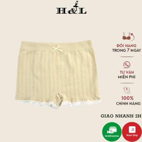 Quần mặc trong váy dáng ngắn viền ren thiết kế ôm vòng 3 mang đến sự thoải mái , dễ chịu HLBOUTIQUE 450