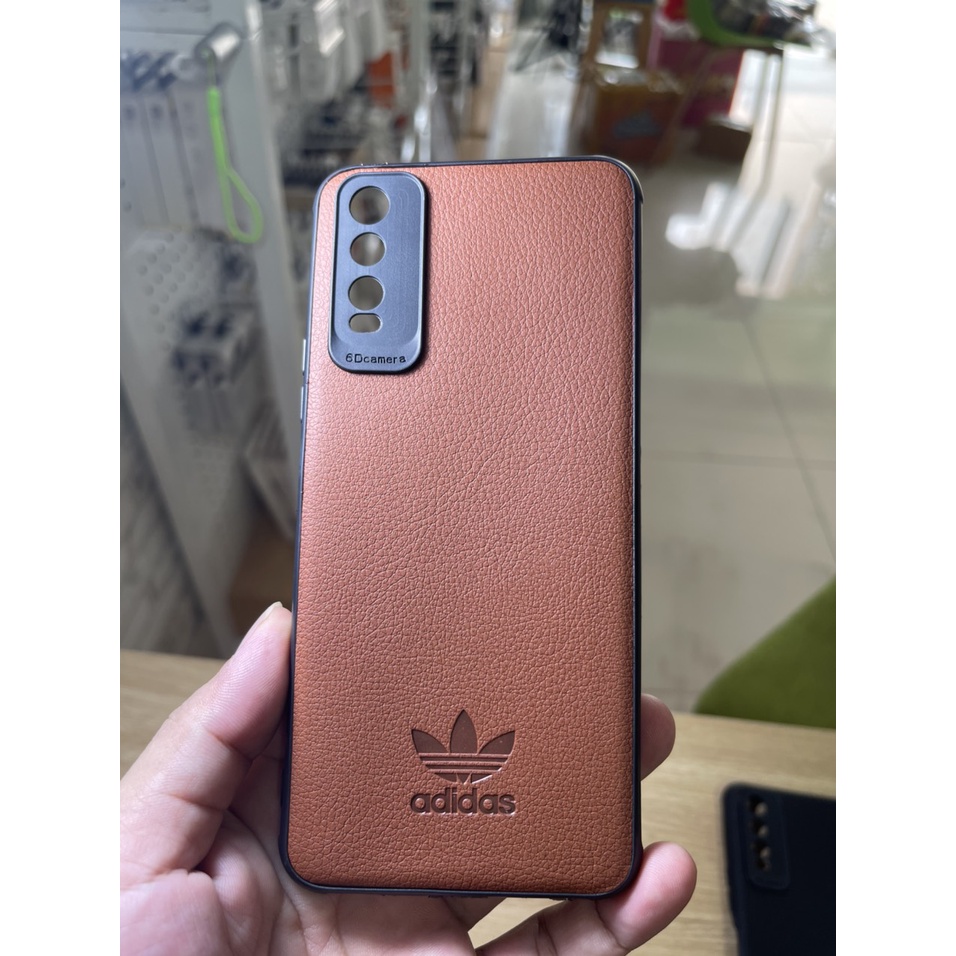 Ốp lưng da thương hiệu nam Vivo Y12s dẻo, mềm dàn hồi