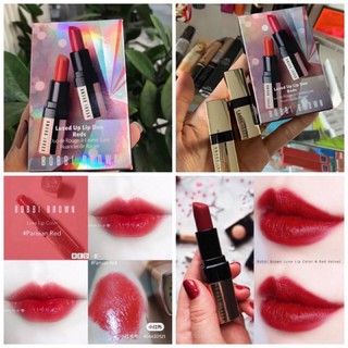Set son BOBBI BROWN Luxed Up Lip Dou Reds