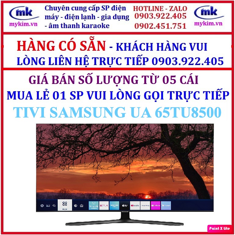 GIÁ BÁN SỐ LƯỢNG TỪ 05 CÁI : TIVI 65 INCHES SAMSUNG ỤA65TU8500 HÀNG CHÍNH HÃNG MỚI 100% | BigBuy360 - bigbuy360.vn