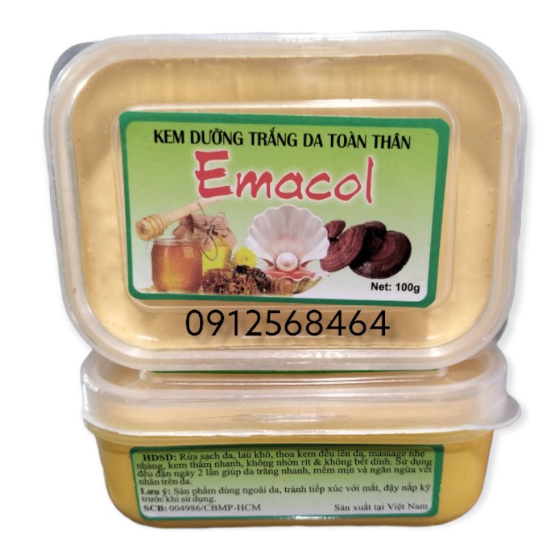 Kem Cốt Hộp Vuông Dưỡng Trắng Da Kem Đặc 100g