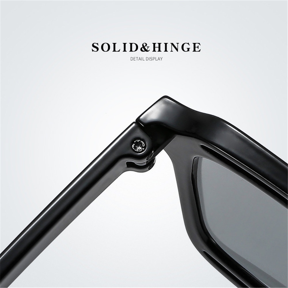 Kính Mát Gọng Vuông Đôi Phong Cách Hàn Quốc Dành Cho Nam Nữ