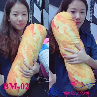 Gối Ôm Bánh Mì 3D (60cm)