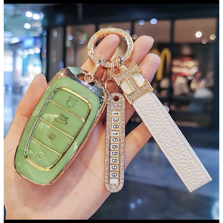 Ốp TPU Siêu Nhẹ Nhiều Màu Thời Trang Cho Hyundai SantaFe 2021-2022 Hyundai Tucson 2022