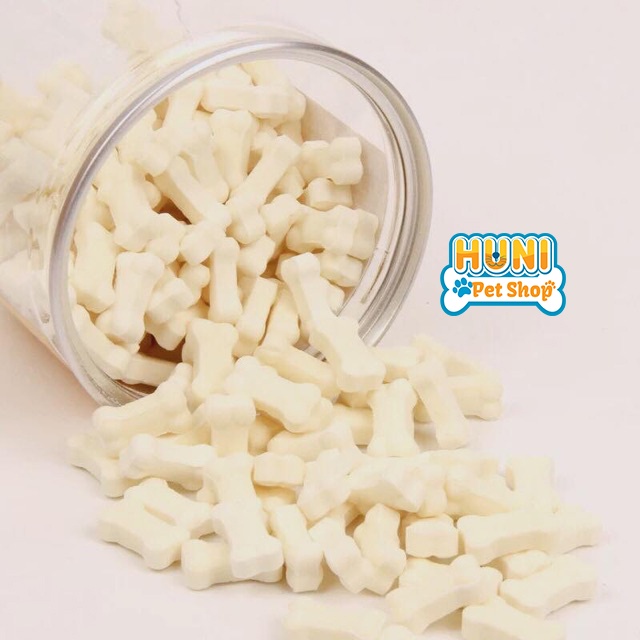 Xương sữa dê canxi cô đặc Goat's Milk Formula xương cho chó, gói 500 viên - Huni Petshop