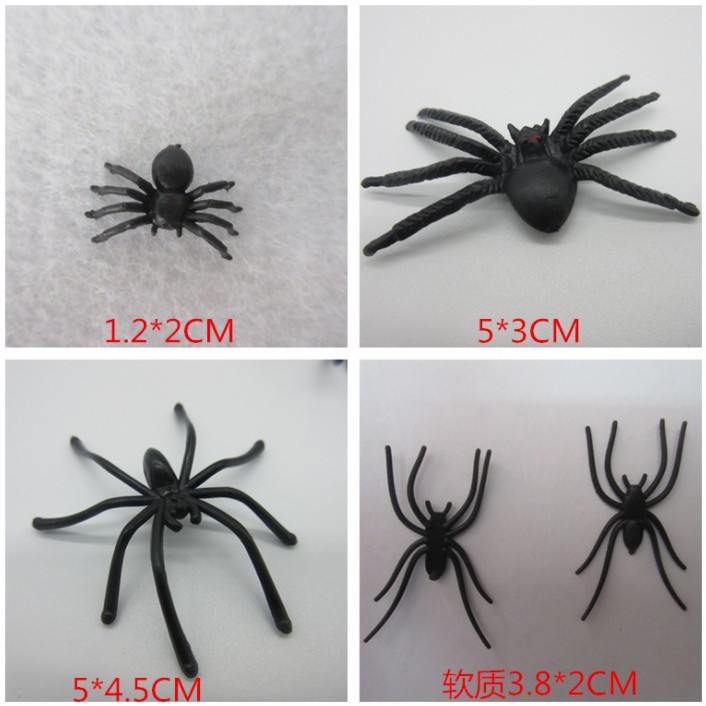 Nhện Giả 🕷️🕷️ - đồ chơi troll hoặc trang trí (nhiều kích thước)