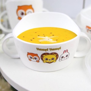 MADE IN KOREA:  Bát ăn dặm có nắp đậy Edison 6940 - bát ăn cơm cho bé bằng nhựa an toàn sức khỏe (size nhỏ)