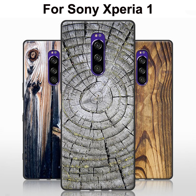 Ốp Lưng Bảo Vệ Bằng Gỗ Cổ Điển Cho Điện Thoại Sony Xperia 1 J8110 J8170 J9110