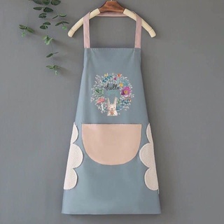 Tạp Dề Nhà Bếp Hoa Thỏ Dễ Thương