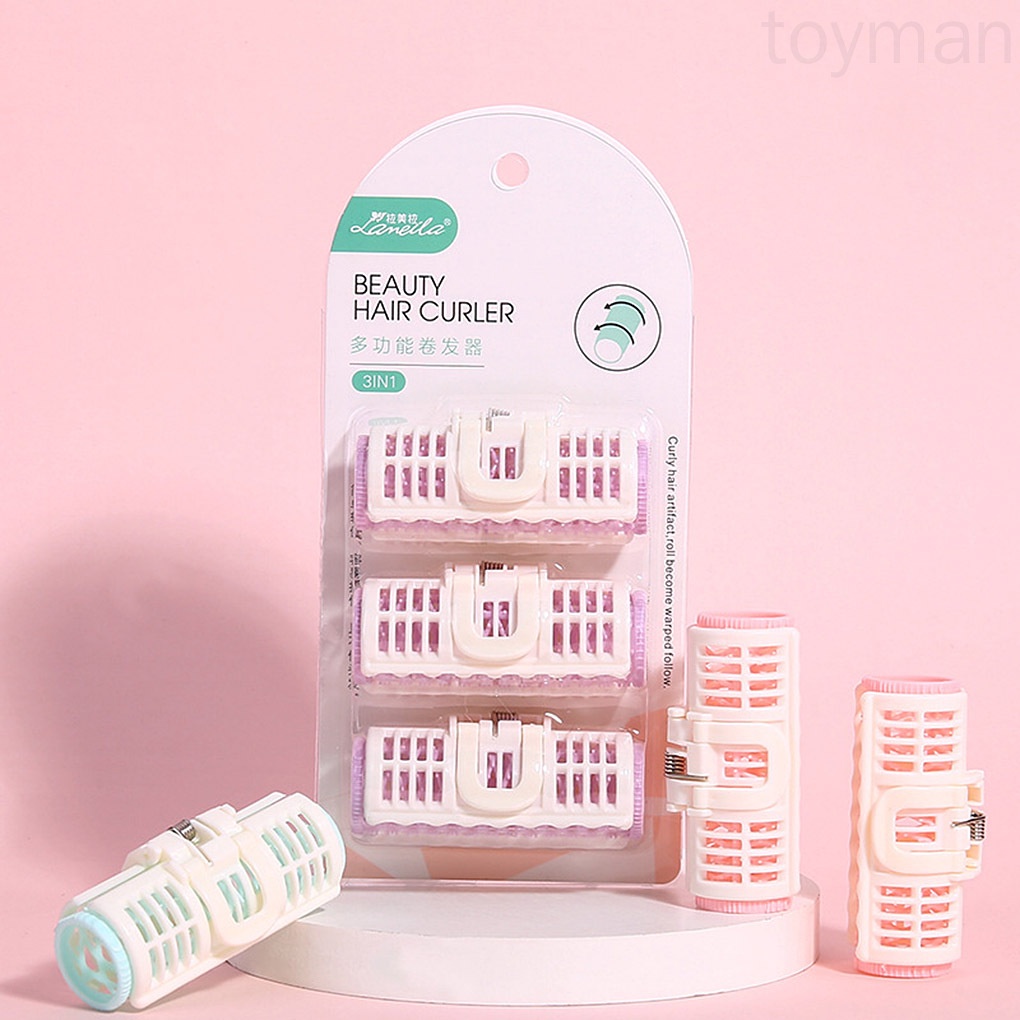 [Hàng mới về] Set 2 dụng cụ uốn tóc gợn sóng màu sắc giao ngẫu nhiên DIY