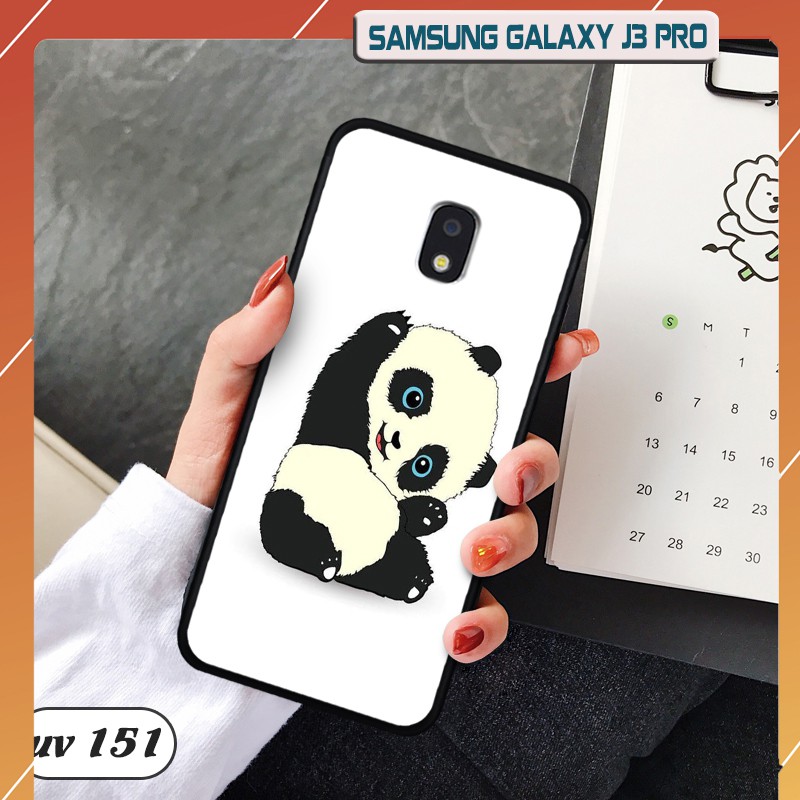 Ốp lưng Samsung Galaxy J3 Pro  lưng nhám viền dẻo